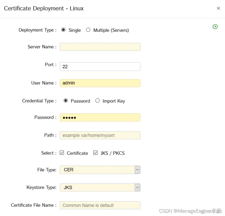 使用Key Manager Plus部署SSL证书_SSL证书_18