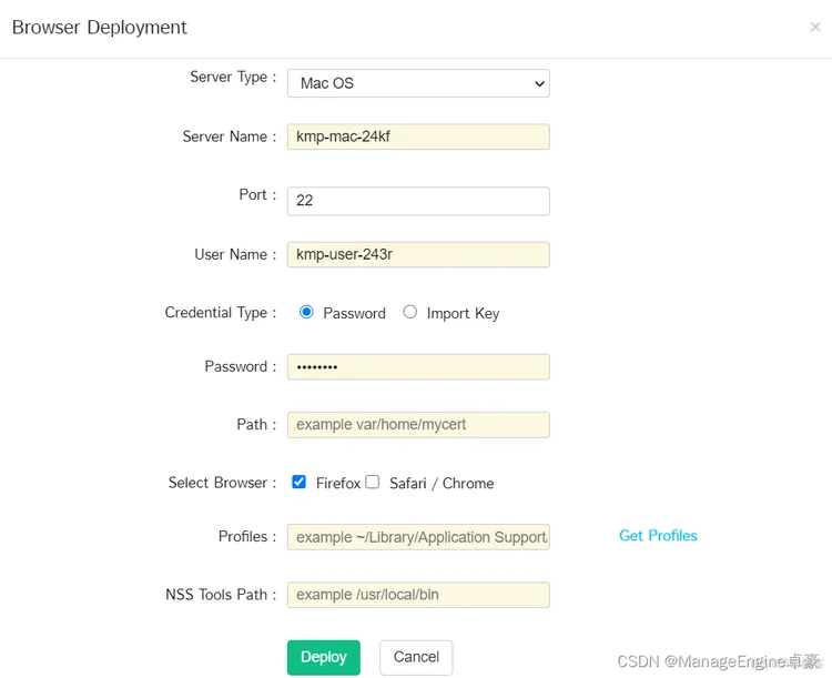 使用Key Manager Plus部署SSL证书_SSL_23