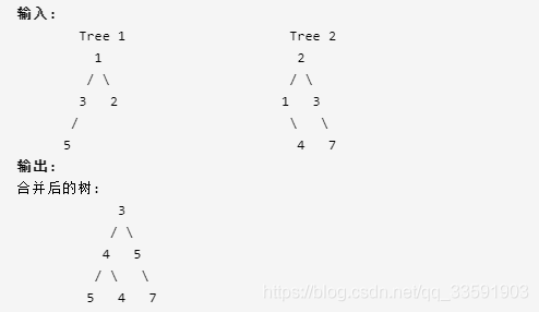 【leetcode.617】合并二叉树_二叉树