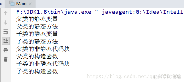 【JAVA】程序初始化的顺序_父类