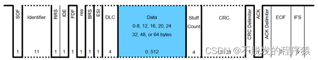 一文搞懂CAN FD总线协议帧格式_通信协议_07