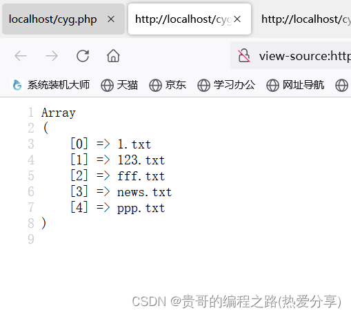 php案例：加限定条件(只找某个路径下自己所需要的文件类型的信息）_开发语言