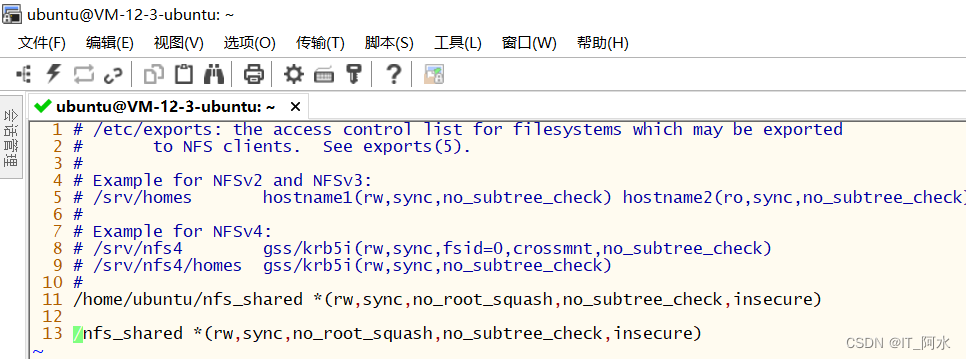 云服务器下搭建 NFS 网络文件系统_ubuntu_19