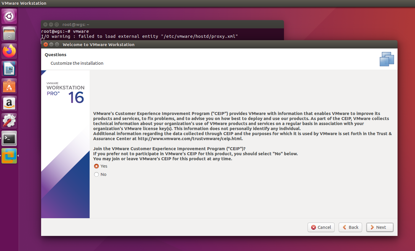 ubuntu desktop 安装VMware workstation 16 pro_linux_04