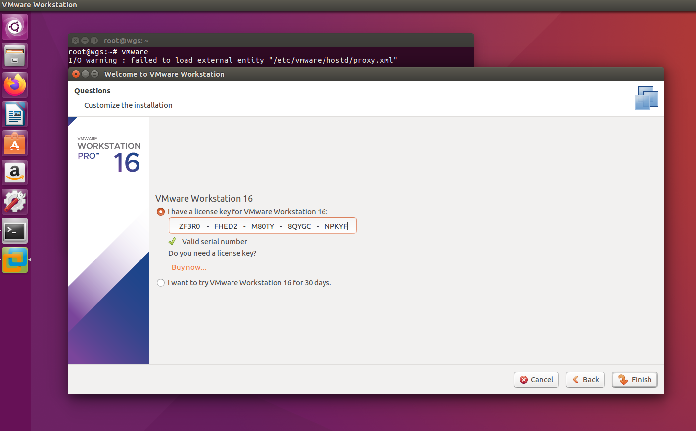 ubuntu desktop 安装VMware workstation 16 pro_d3_05