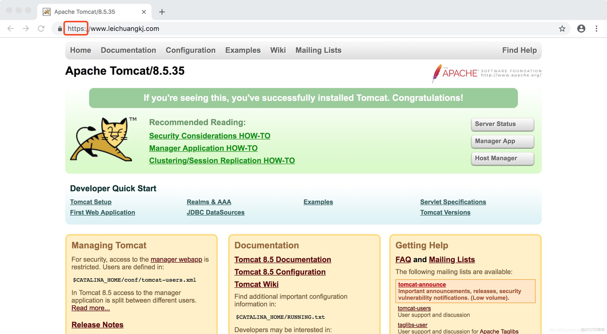 Tomcat8.5配置ssl证书_tomcat配置