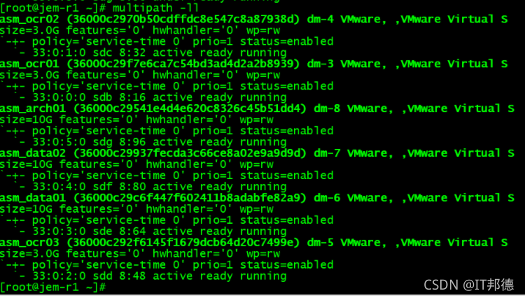 Oracle RAC在RHEL7多路径配置，超实用_mysql_06