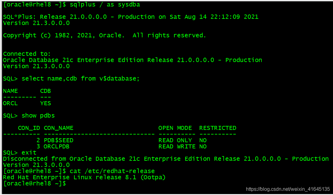 Oracle 21C发布新体验_linux_07