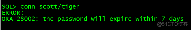 Oracle密码过期处理（ORA-28002）_oracle_02