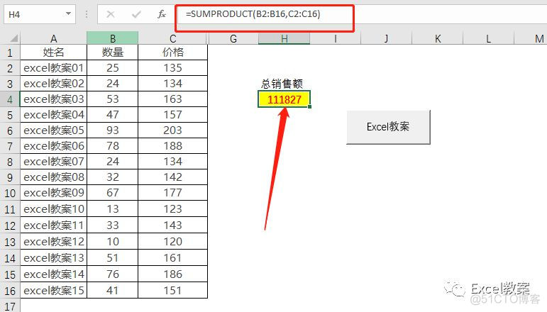 Excel数组函数SUMPRODUCT,你对她的神秘面纱了解有几何_数据_02