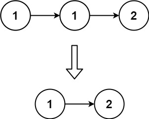 Python描述 LeetCode 83. 删除排序链表中的重复元素_职场和发展_02