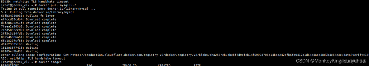 error pulling image configuration:XXX net/http: TLS handshake timeout_容器