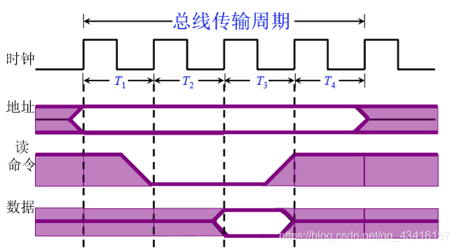 计算机的组成:系统总线_同步通信_19