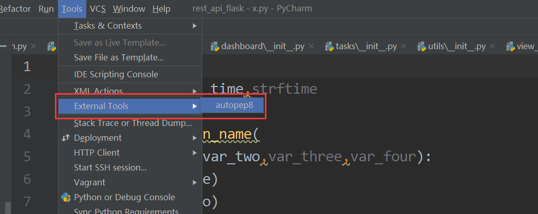 Pycharm 如何自动调整 Python 代码符合 pep8 编码规范_python_07