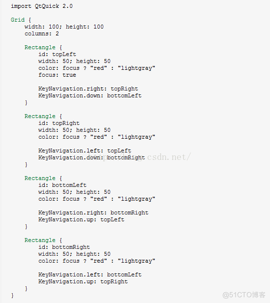QML的KeyNavigation快速切换焦点_帮助文档_02