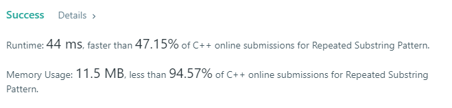 LeetCode_459_重复的子字符串_子字符串