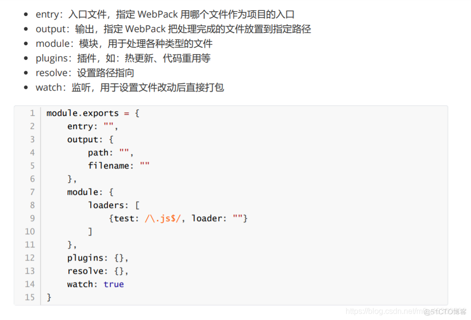 【Webpack】 概述 + 安装 + 在项目中的用法（详细步骤：打包JS，打包CSS）_npm_16