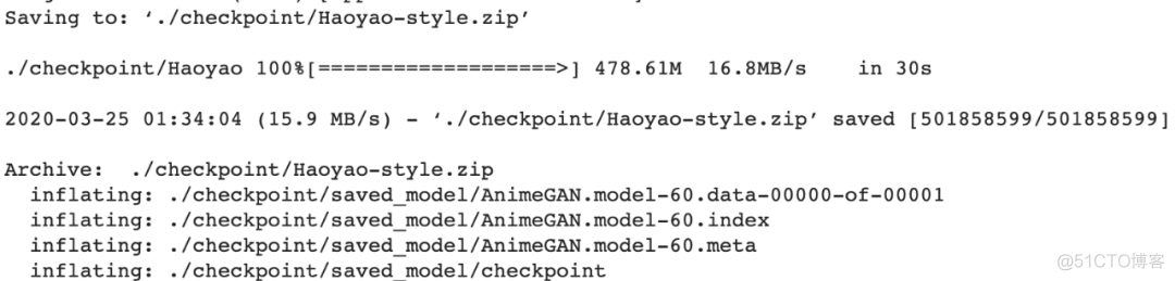 TensorFlow 日漫风新项目_python_09