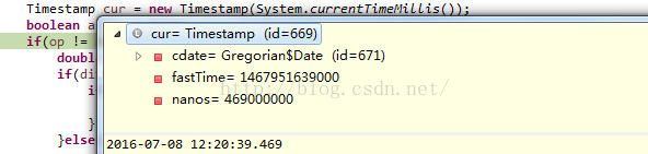 Timestamp cur = new Timestamp(System.currentTimeMillis());_java