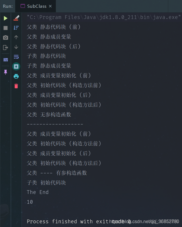 初始化块、静态代码块、构造函数的运行顺序 - Java_静态代码块