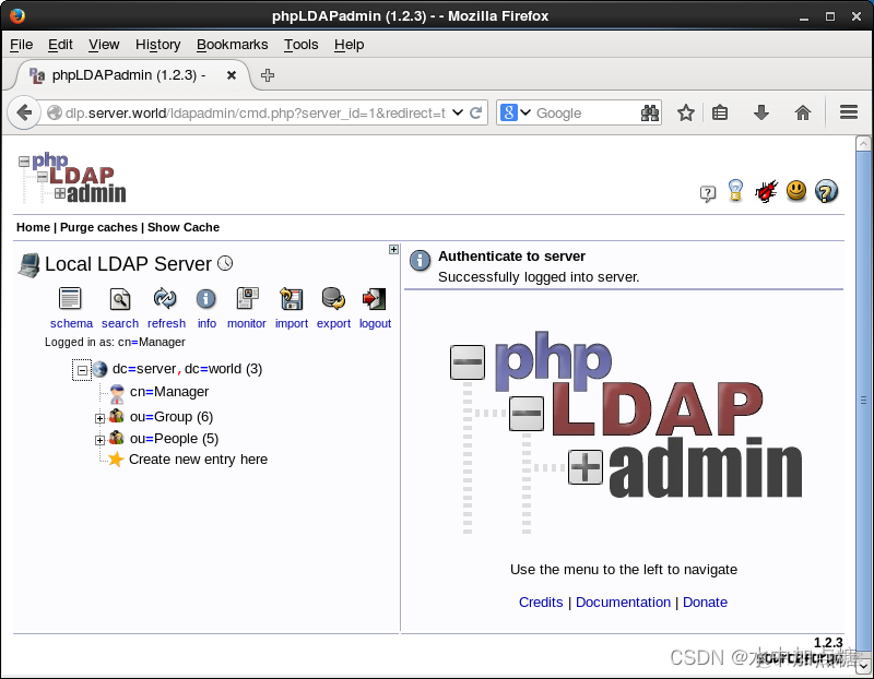docker下快速部署openldap与PHPLdapAdmin_openldap_07