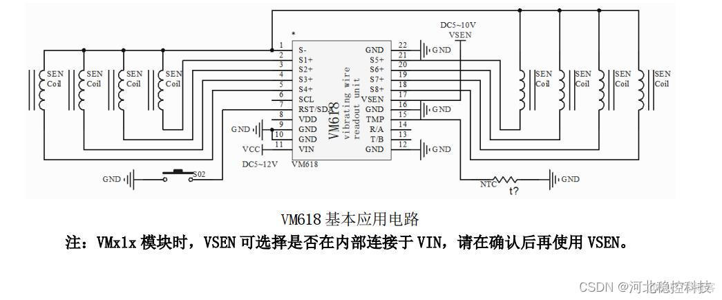 振弦采集模块VM系列几个应用电路_工程测量_05