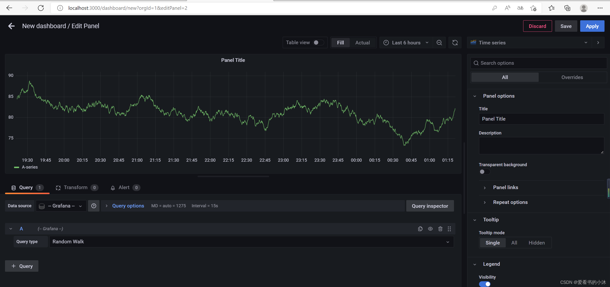 【Web开发】Python实现Web仪表盘功能（Grafana）_web server_41