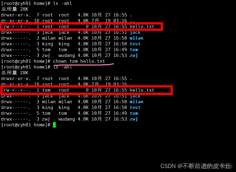 Linux学习(9)——Linux组管理和权限管理_权限管理_04