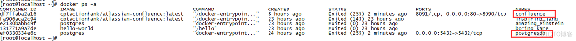 Docker中安装wiki Confluence_postgresql_02