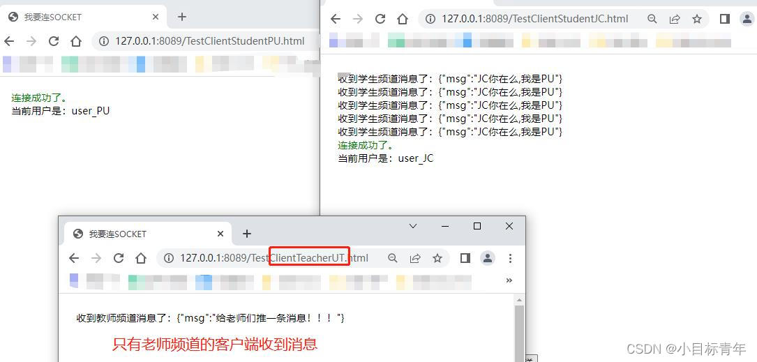 Springboot 整合 Socket 实战案例 ，实现 单点发送、广播群发，1对1，1对多_群发_19