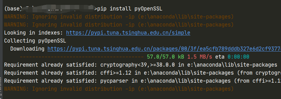 Python 使用 Scrapy Shell 网站 进入命令窗口时候报错 AttributeError: Module ‘lib‘ Has ...