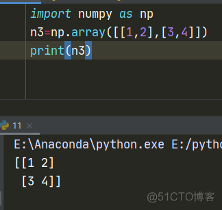 Python 使用numpy创建二维数组的时候报错，错误是TypeError: Field elements must be 2- or 3-tuples, got ‘4‘_机器学习_03