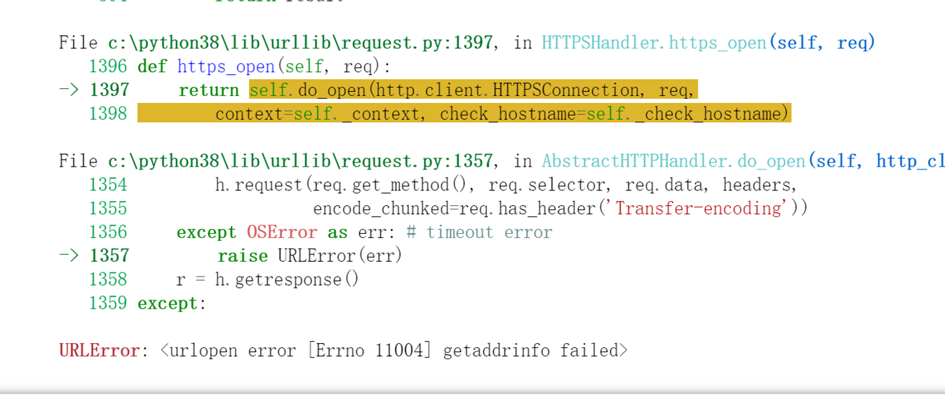 seaborn导入数据集报错 <；urlopen error [Errno 11004] getaddrinfo failed＞ 数据集链接超时，获取地址失败错误_数据