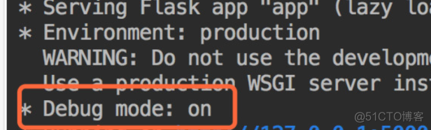 Debug mode: off变为 on 解决方法_flask_10