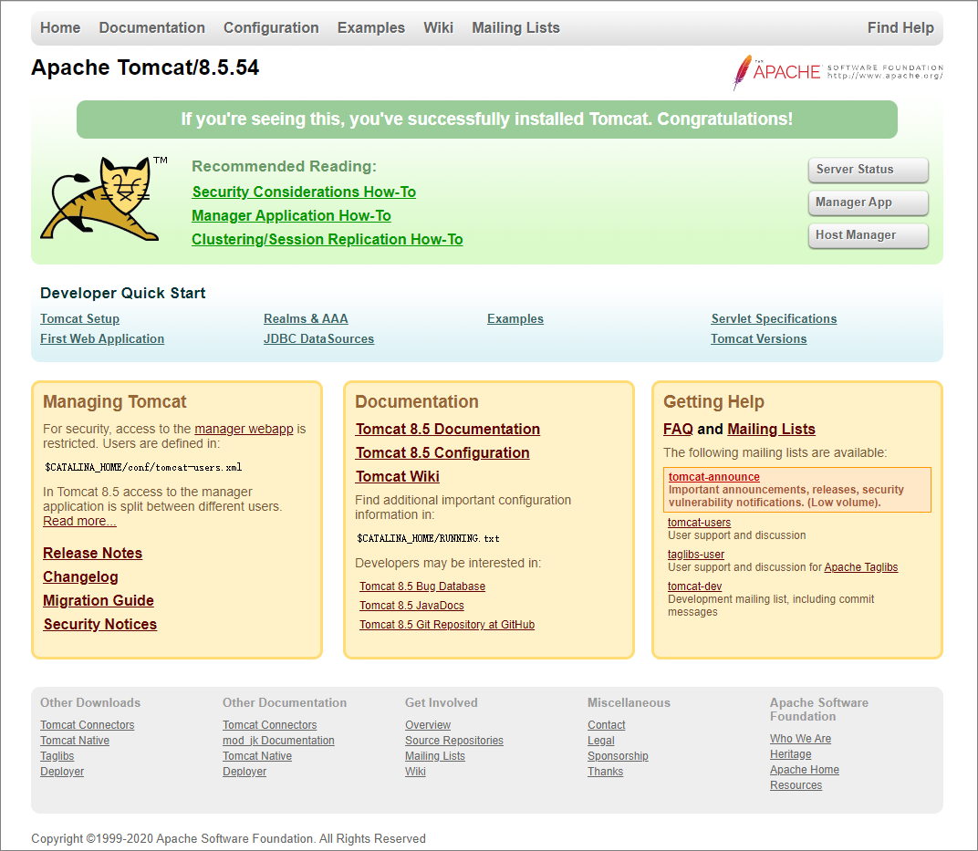 阿里云服务器搭建Java Web开发环境-Tomcat环境搭建_tomcat_08