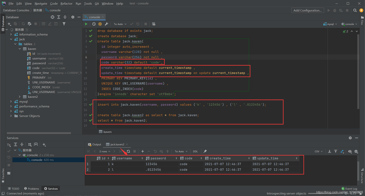 Mysql 8 - SQL全新版本之CREATE TABLE（表名、临时表、表克隆和复制、列数据类型和属性）_表名_16