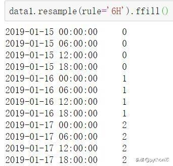 Python时间序列分析之_时间重采样（降采样和升采样）_时间序列_09