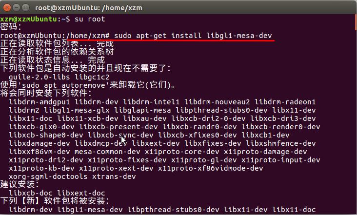 linux--安装完qt出现 /usr/bin/ld: error: cannot find -lGL错误_linux_03