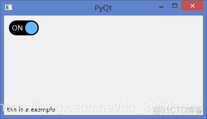 PyQt switch开关切换_ide