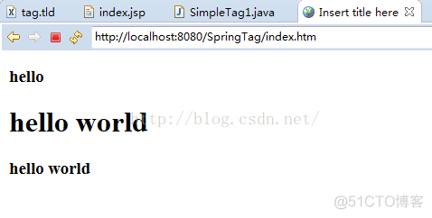 【jsp】使用SimpleTagSupport自定义标签库_java_02