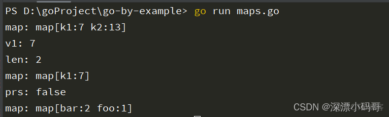 Golang map 关联数组_初始化