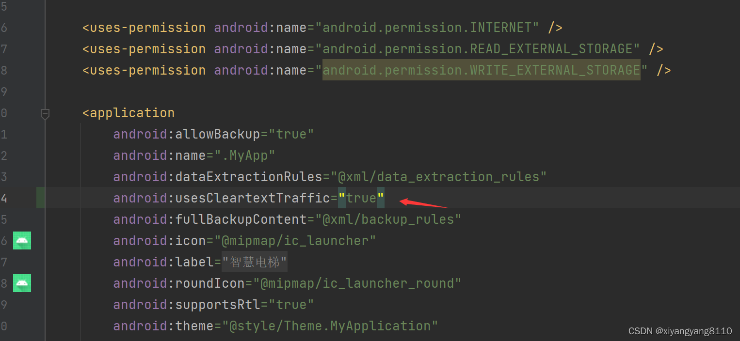 Cleartext HTTP traffic to ... not permitted_android