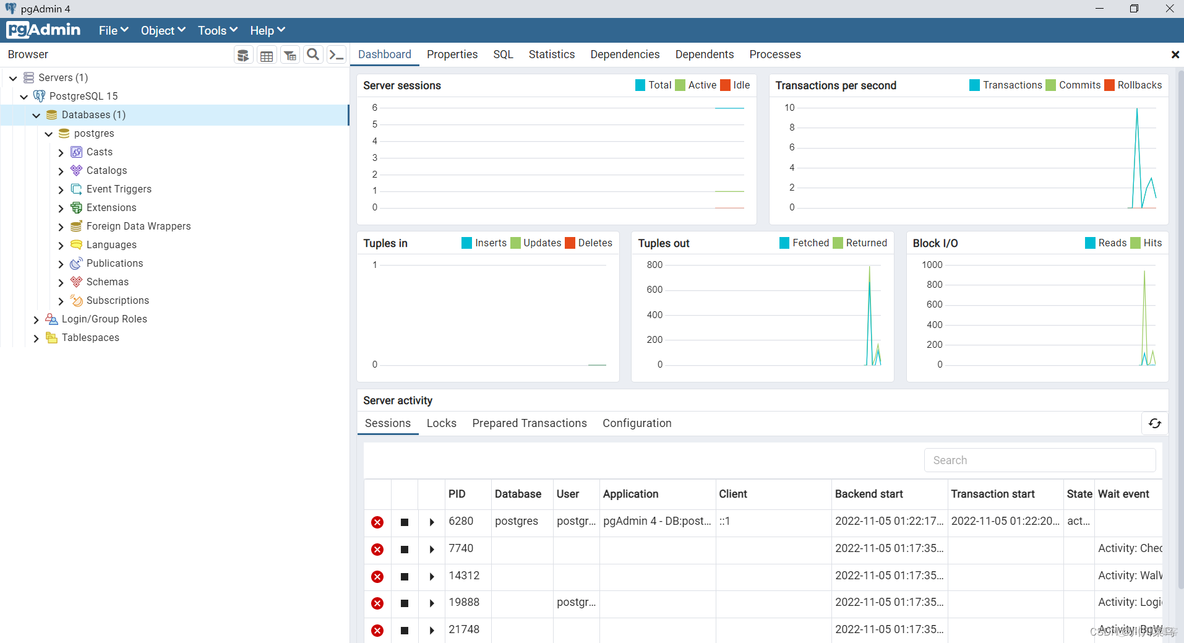 PostgreSQL 15.0下载与安装详细保姆教程_postgresql_15