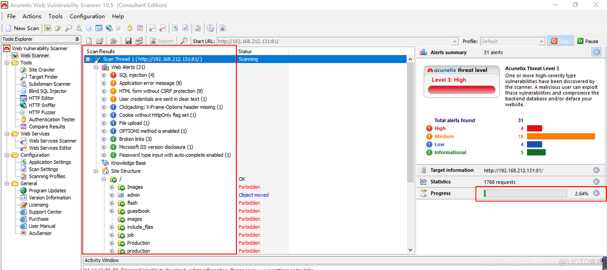 AWVS-Web Scanner使用教程_ip地址_02