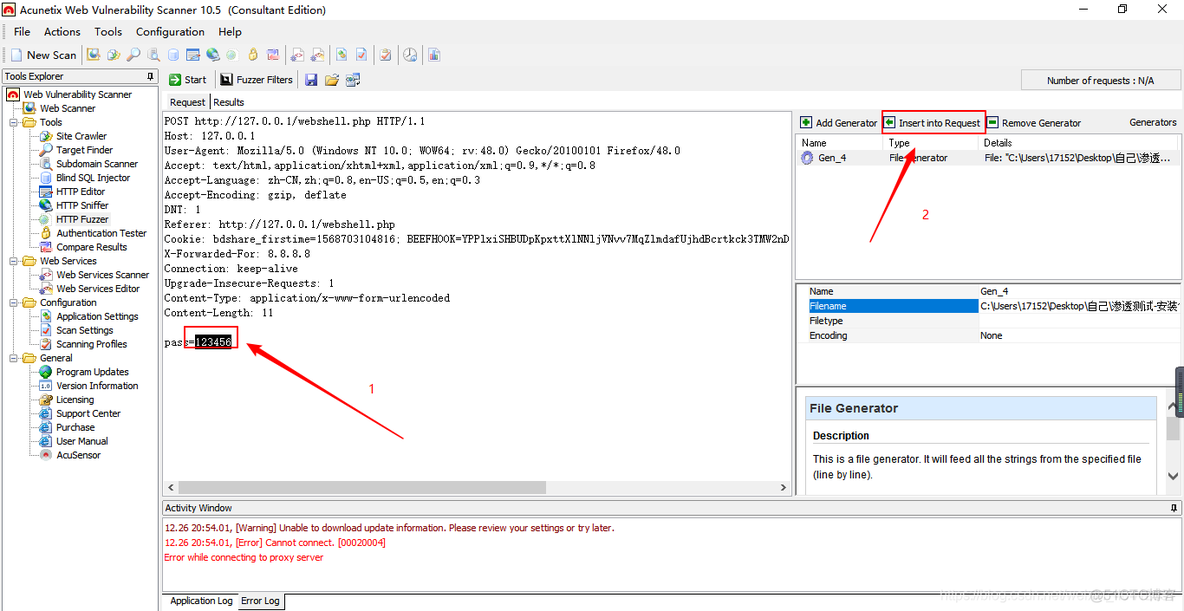 AWVS-HTTP Fuzzer使用教程_网站搭建_11