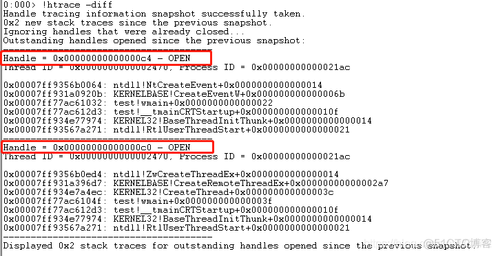 windbg !htrace 定位句柄泄露_句柄_05