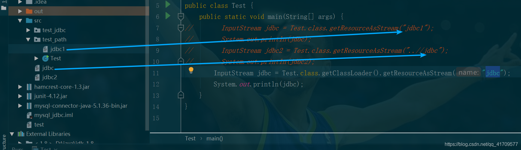 关于路径的问题getResourceAsStream_mysql_03