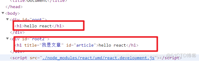 React.createElement，ReactDOM.render_html